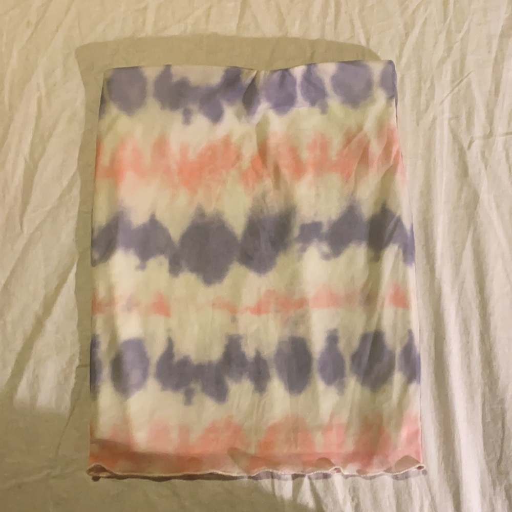 Princess Polly Tye-Dye Tube Top Size 4/Small - Picture 3 of 3